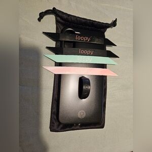 Loopy Case with Black, Pink, and Mint Loops